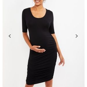 Motherhood maternity black dress